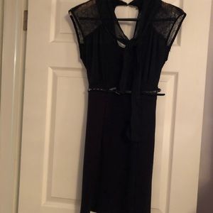 Black dress with lace